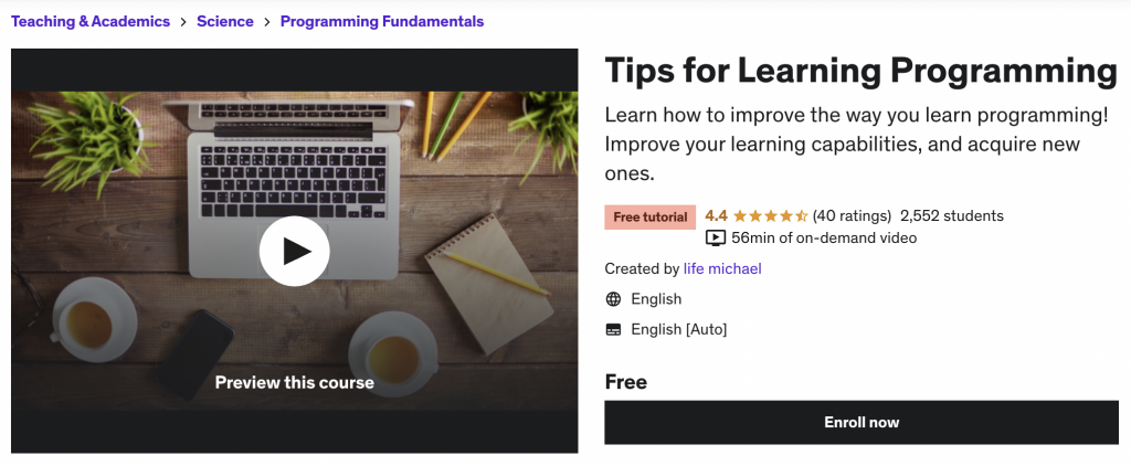 tips for learning programming banner