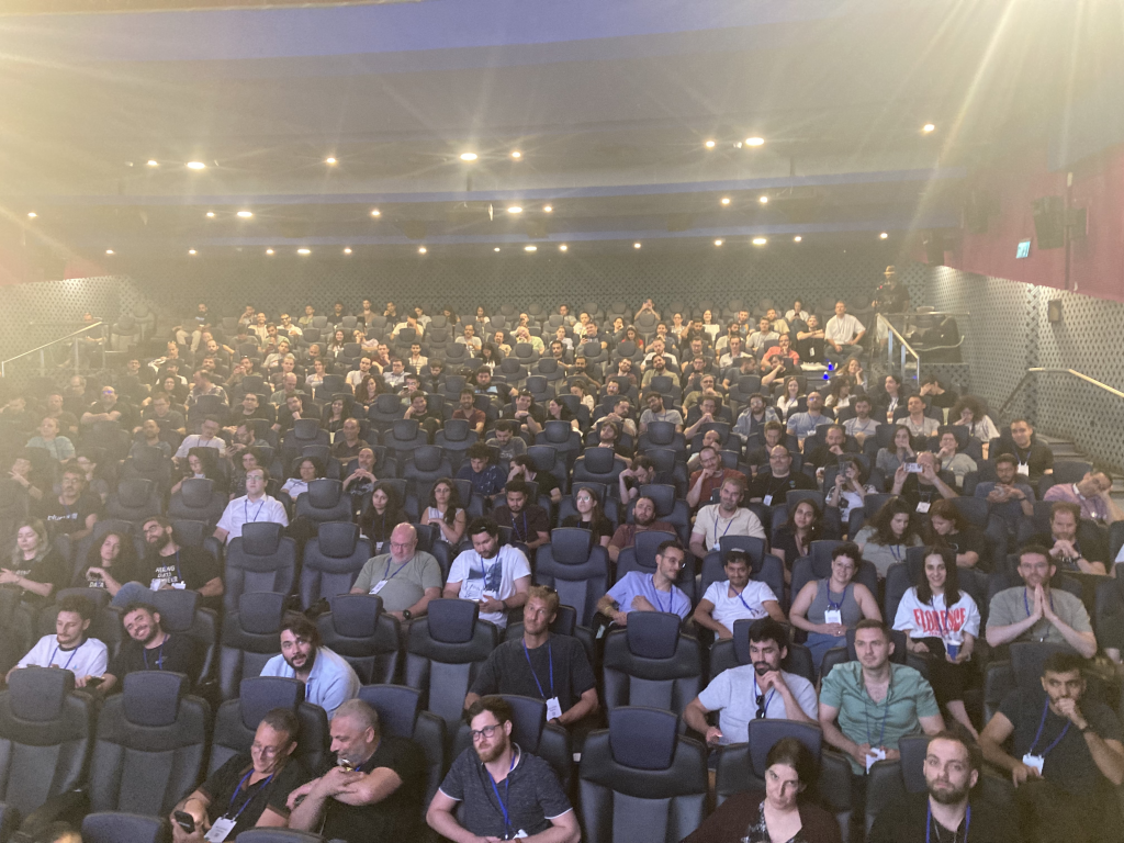 hall is almost full