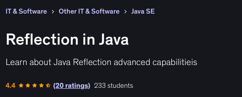java reflection banner