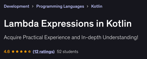 kotlin lambda expressions course