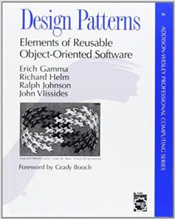 באנר של הספר הקלאסי ללימוד Design Patterns שבכל ההדרכות של life michael בין אם מדובר בסמינר או קורס... מיישרים עימו קו